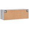 Armoire murale sonoma gris 100x36,5x35 cm bois d'ingénierie 632758632758