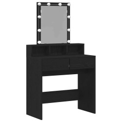 Coiffeuse Chêne noir 80 x 41 x 144,5 cm Bois d'ingénierie 632759632759
