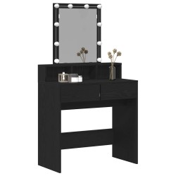 Coiffeuse Chêne noir 80 x 41 x 144,5 cm Bois d'ingénierie 632759632759