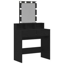Coiffeuse Chêne noir 80 x 41 x 144,5 cm Bois d'ingénierie 632759632759