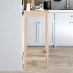 Table de bar 50x50x110 cm bois massif de pin 632764632764