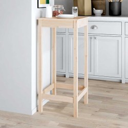 Table de bar 50x50x110 cm bois massif de pin 632764632764
