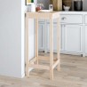 Table de bar 50x50x110 cm bois massif de pin 632764632764