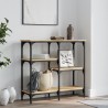Table console Chêne Sonoma 80x29x75 cm Bois d'ingénierie 632765632765