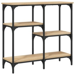 Table console Chêne Sonoma 80x29x75 cm Bois d'ingénierie 632765632765