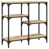 Table console Chêne Sonoma 80x29x75 cm Bois d'ingénierie 632765632765