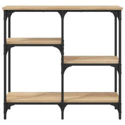 Table console Chêne Sonoma 80x29x75 cm Bois d'ingénierie 632765632765