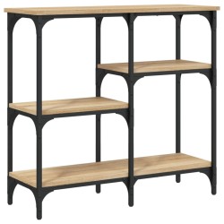 Table console Chêne Sonoma 80x29x75 cm Bois d'ingénierie 632765632765