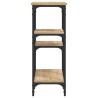 Table console Chêne Sonoma 80x29x75 cm Bois d'ingénierie 632765632765