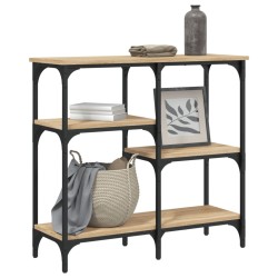 Table console Chêne Sonoma 80x29x75 cm Bois d'ingénierie 632765632765