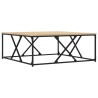 Table basse chêne sonoma 100x100x40 cm bois d'ingénierie 632766632766