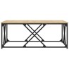 Table basse chêne sonoma 100x100x40 cm bois d'ingénierie 632766632766