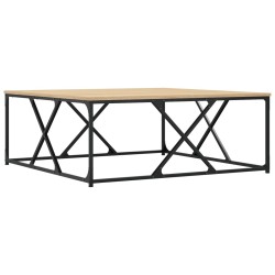 Table basse chêne sonoma 100x100x40 cm bois d'ingénierie 632766632766