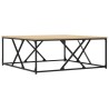 Table basse chêne sonoma 100x100x40 cm bois d'ingénierie 632766632766