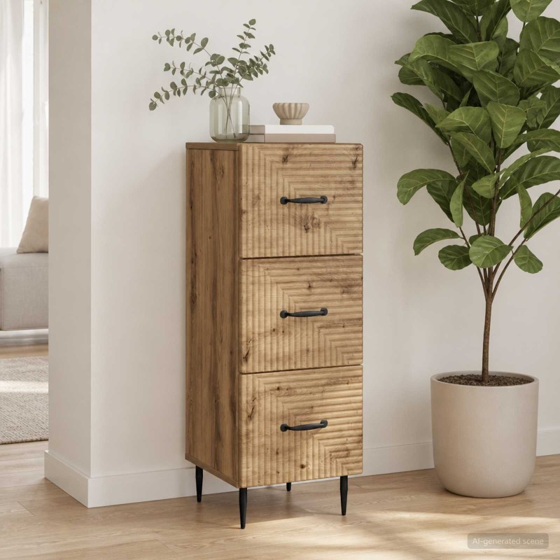 Armoire à tiroirs 33 x 34,5 x 89,5 cm Bois d'ingénierie 632780632780
