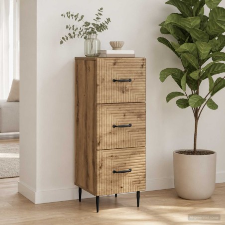 Armoire à tiroirs 33 x 34,5 x 89,5 cm Bois d'ingénierie 632780632780