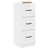 Armoire à tiroirs Blanc brillant 33 x 34,5 x 87 cm 632782632782