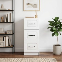 Armoire à tiroirs Blanc brillant 33 x 34,5 x 87 cm 632782632782