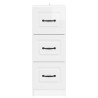 Armoire à tiroirs Blanc brillant 33 x 34,5 x 87 cm 632782632782