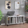 Armoire à disques sonoma gris 100x38x48 cm bois d'ingénierie 632787632787