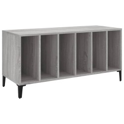 Armoire à disques sonoma gris 100x38x48 cm bois d'ingénierie 632787632787