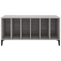 Armoire à disques sonoma gris 100x38x48 cm bois d'ingénierie 632787632787