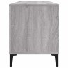 Armoire à disques sonoma gris 100x38x48 cm bois d'ingénierie 632787632787
