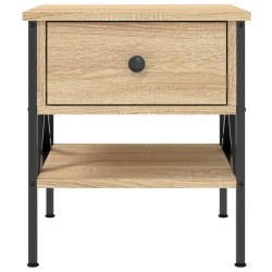 Tables de chevet 2 pcs chêne sonoma 40x42x45 cm bois ingénierie 632788632788