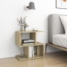 Tables de chevet 2pcs chêne sonoma 50x30x51,5cm bois ingénierie 632789632789
