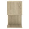 Tables de chevet 2pcs chêne sonoma 50x30x51,5cm bois ingénierie 632789632789