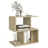 Tables de chevet 2pcs chêne sonoma 50x30x51,5cm bois ingénierie 632789632789