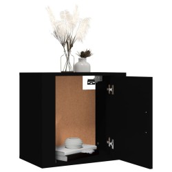 Tables de chevet murales 2 pcs Noir 50x30x47 cm 632790632790