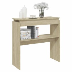 Table console chêne sonoma 80x30x80 cm bois d'ingénierie 632792632792