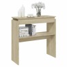 Table console chêne sonoma 80x30x80 cm bois d'ingénierie 632792632792