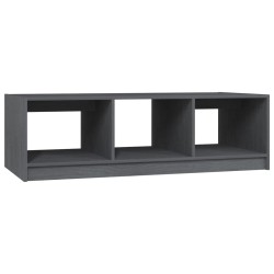 Table basse gris 110x50x34 cm bois de pin massif 632793632793