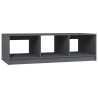 Table basse gris 110x50x34 cm bois de pin massif 632793632793