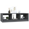 Table basse gris 110x50x34 cm bois de pin massif 632793632793