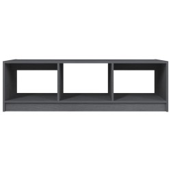 Table basse gris 110x50x34 cm bois de pin massif 632793632793
