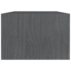 Table basse gris 110x50x34 cm bois de pin massif 632793632793