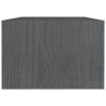 Table basse gris 110x50x34 cm bois de pin massif 632793632793
