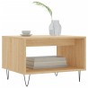 Table basse chêne sonoma 60x50x40 cm bois d'ingénierie 632795632795
