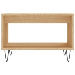 Table basse chêne sonoma 60x50x40 cm bois d'ingénierie 632795632795