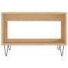 Table basse chêne sonoma 60x50x40 cm bois d'ingénierie 632795632795