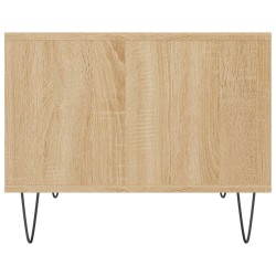 Table basse chêne sonoma 60x50x40 cm bois d'ingénierie 632795632795