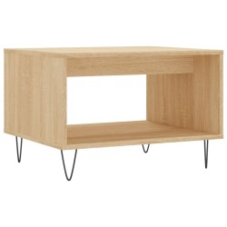 Table basse chêne sonoma 60x50x40 cm bois d'ingénierie 632795632795