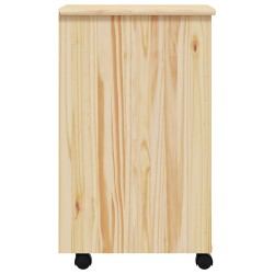Cabinet roulant avec bureau avec roue MOSS Vernis transparent 632800632800