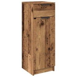Cabinet de salle de bain avec porte Bois ancien 32 x 34 x 90 cm 632801632801