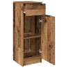Cabinet de salle de bain avec porte Bois ancien 32 x 34 x 90 cm 632801632801