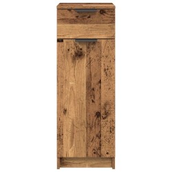 Cabinet de salle de bain avec porte Bois ancien 32 x 34 x 90 cm 632801632801