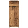 Cabinet de salle de bain avec porte Bois ancien 32 x 34 x 90 cm 632801632801
